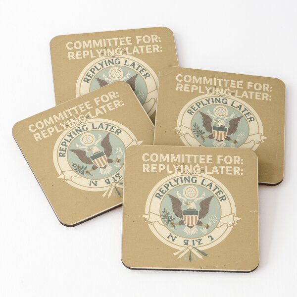 Item preview, Committee for Replying Later designed and sold by PictorialWhimsy.