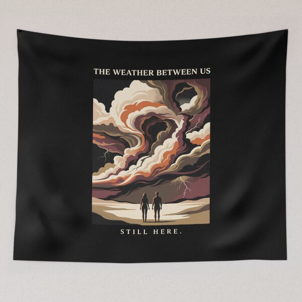 Item preview, The Weather Between Us Stormy Sky Landscape designed and sold by SplashTastic.