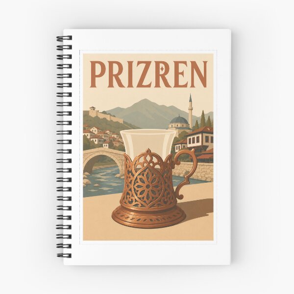 Item preview, Prizren Tea Glass Travel Poster designed and sold by Beyond Destinations.