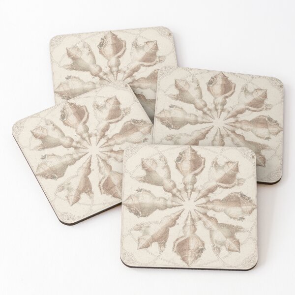 Item preview, Vintage Seashell Conchology Plate in Copper designed and sold by PictorialWhimsy.