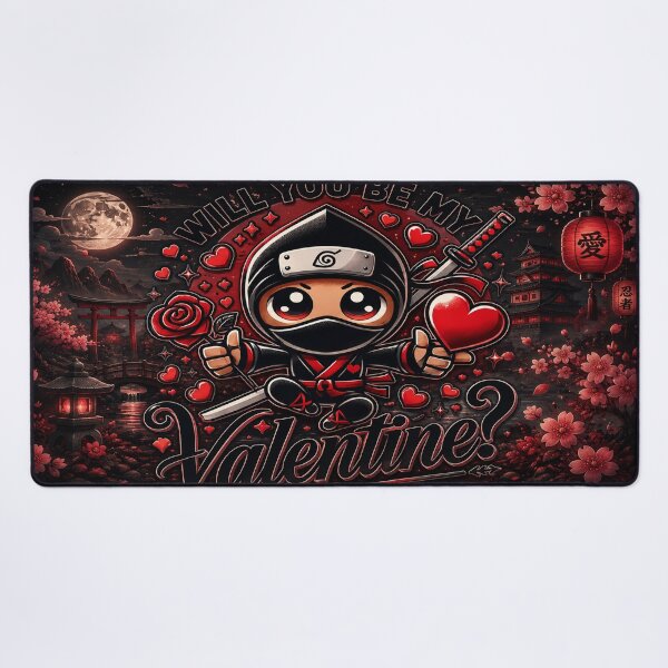 Item preview, Ninja Valentine: Will You Be Mine? designed and sold by Fei Long Design Hub.
