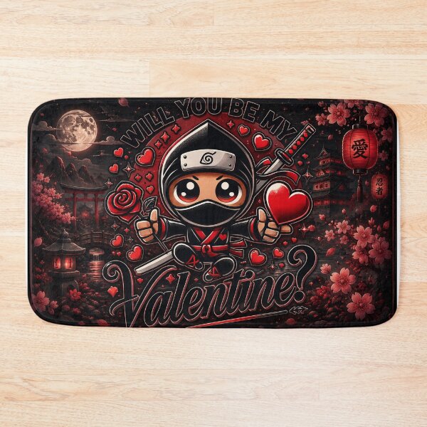 Item preview, Ninja Valentine: Will You Be Mine? designed and sold by Fei Long Design Hub.