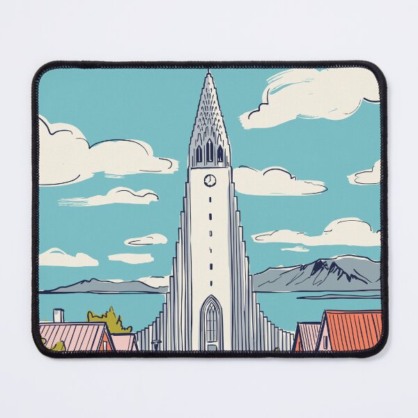 Item preview, Reykjavik Vintage Retro Iceland Travel designed and sold by RareDeerArt.