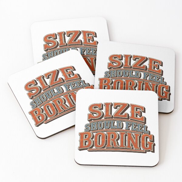Item preview, Size Should Feel Boring Western Risk Control designed and sold by VolatilityEdge.