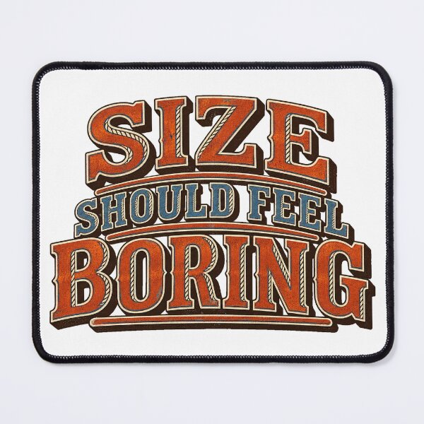 Item preview, Size Should Feel Boring Western Risk Control designed and sold by VolatilityEdge.