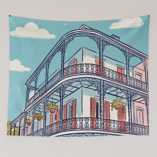 Item preview, New Orleans Vintage Retro USA Travel designed and sold by RareDeerArt.