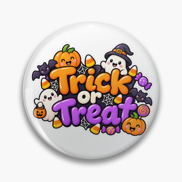 Item preview, Trick or Treat Halloween Cute Ghost Pumpkin Candy designed and sold by naruto4925.