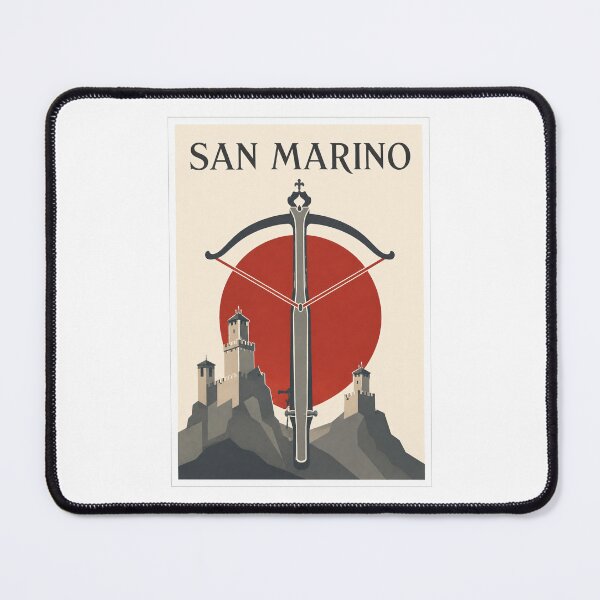 Item preview, San Marino Crossbow Travel Poster designed and sold by Beyond Destinations.