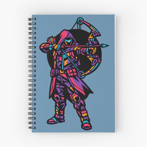 Item preview, Cyberpunk Archer Neon Geometric Sci Fi Ranger designed and sold by KungPowUnicorn.