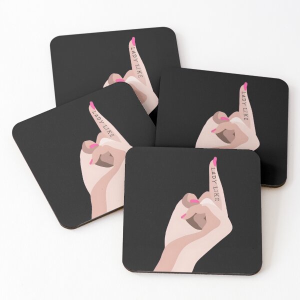 Item preview, Sassy Ladylike Middle Finger Pink Nails designed and sold by Vicky021.