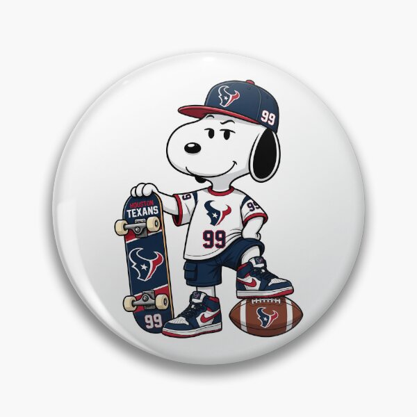 Item preview, Snoopy Houston Texans Football Retro F018 designed and sold by GLUVY-THEME.