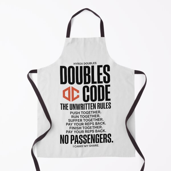 Item preview, Hyrox Doubles Code Workout Fitness Quote designed and sold by SplashTastic.
