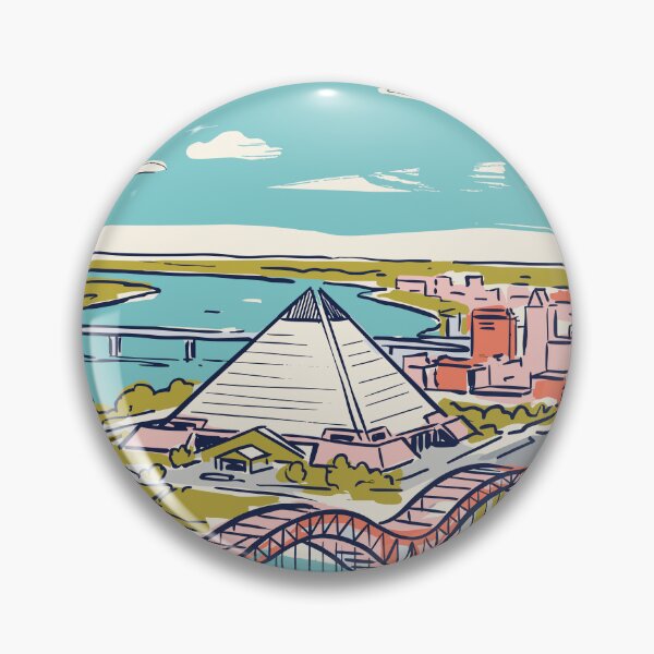 Item preview, Memphis Vintage Retro USA Travel designed and sold by RareDeerArt.