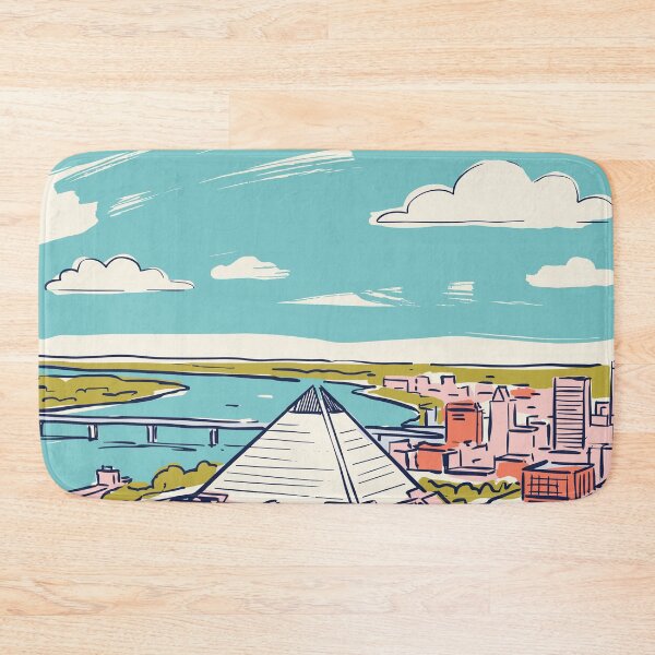 Artikelvorschau, Memphis Vintage Retro USA Reise entworfen und verkauft von RareDeerArt.