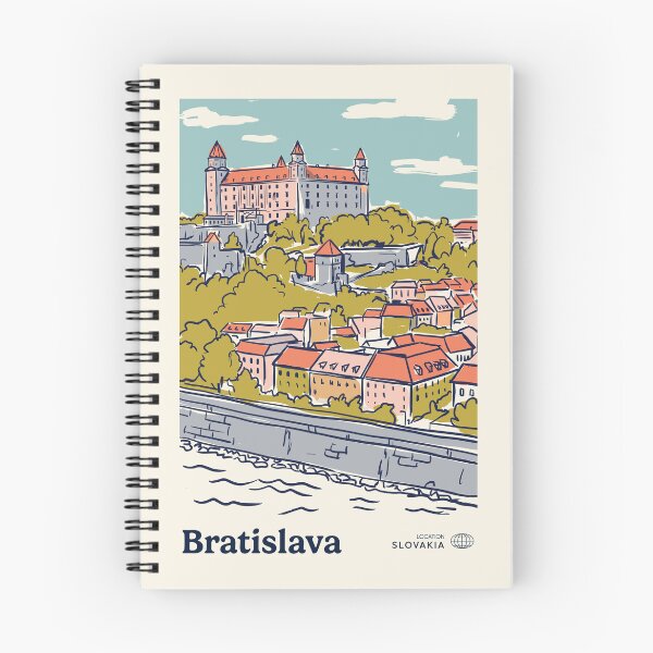 Item preview, Bratislava Vintage Retro Slovakia Travel designed and sold by RareDeerArt.