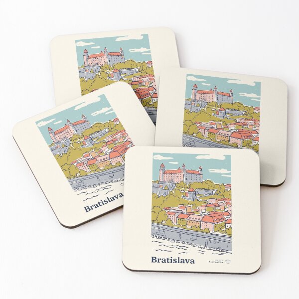 Item preview, Bratislava Vintage Retro Slovakia Travel designed and sold by RareDeerArt.