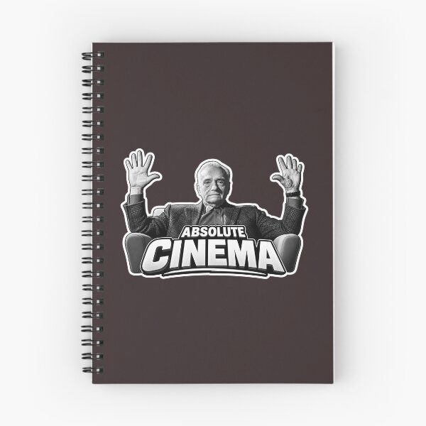 Item preview, Absolute Cinema Meme Sticker designed and sold by Memerzero.