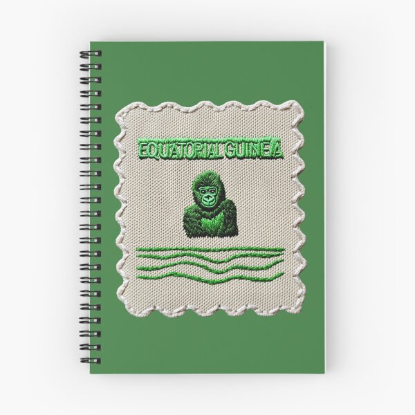Item preview, Equatorial Guinea Travel Patch Gorilla Embroidered designed and sold by tiigerdad.