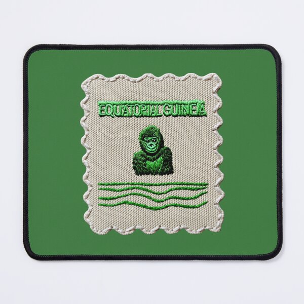 Item preview, Equatorial Guinea Travel Patch Gorilla Embroidered designed and sold by tiigerdad.
