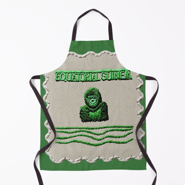 Item preview, Equatorial Guinea Travel Patch Gorilla Embroidered designed and sold by tiigerdad.