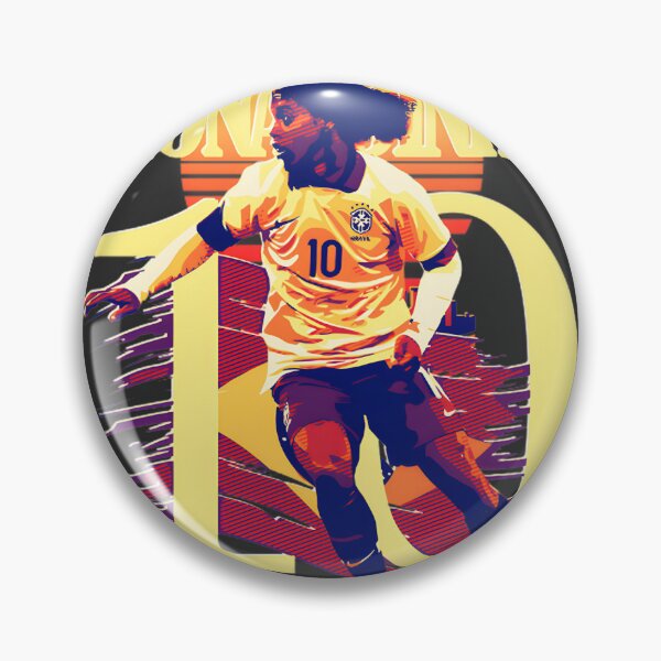 Item preview, Legendary Brazilian Football Legend Number 10 Retro Art - Vintage Samba Soccer Graphic | Best Buy designed and sold by EduardCh.
