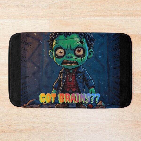 Item preview, Chibi Zombie – “Got Brains??” Halloween Fan Art designed and sold by AADesigns42.