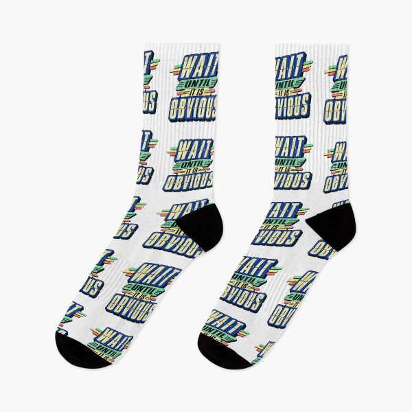 Item preview, Wait Until It Is Obvious Retro Trading Patience designed and sold by VolatilityEdge.