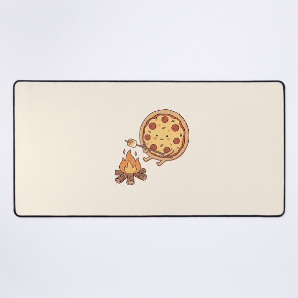 Item preview, Cute Pizza Camping Roasting Marshmallow Campfire designed and sold by Eathusiast.