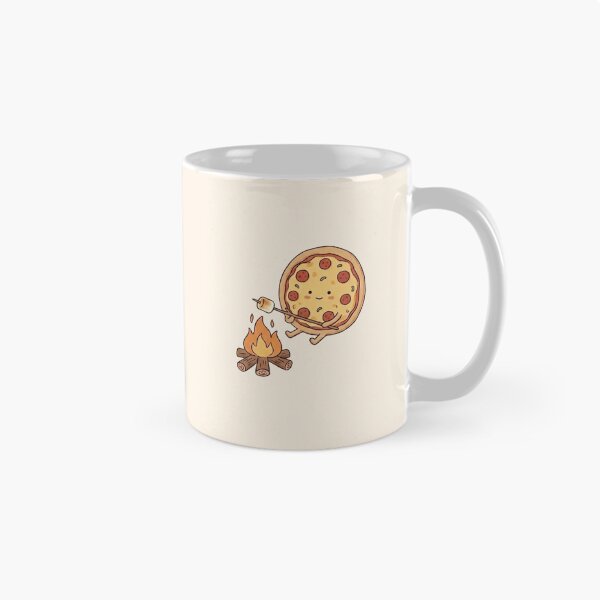 Item preview, Cute Pizza Camping Roasting Marshmallow Campfire designed and sold by Eathusiast.