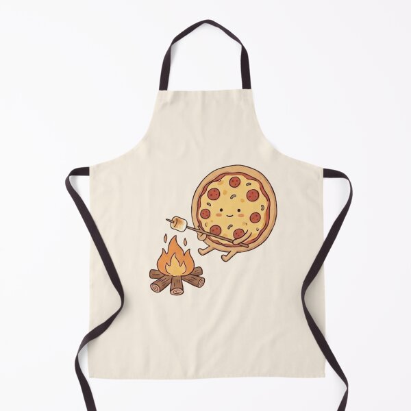 Item preview, Cute Pizza Camping Roasting Marshmallow Campfire designed and sold by Eathusiast.