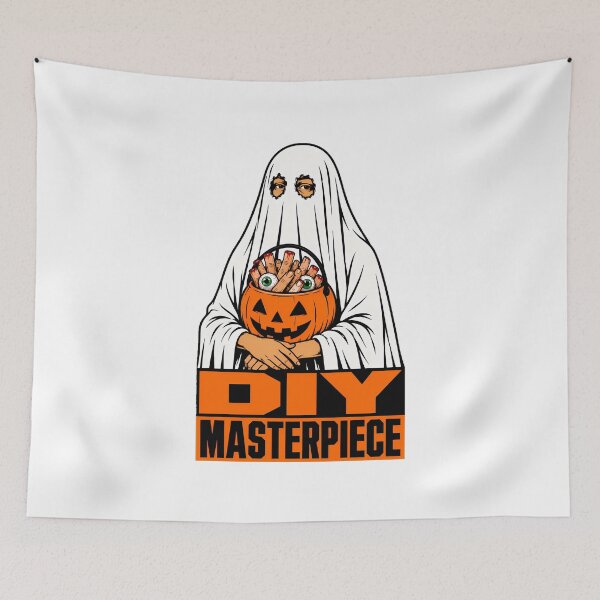 Item preview, DIY Masterpiece Ghost Costume Funny Spooky Halloween designed and sold by chattsuede.