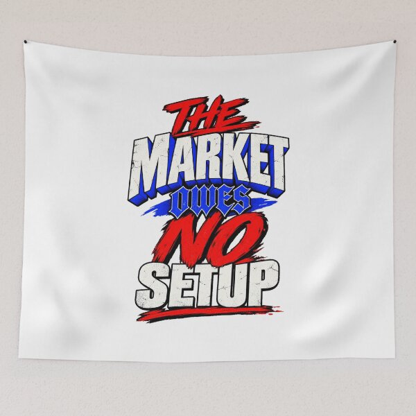 Item preview, The Market Owes No Setup Brutalist Trading Rule designed and sold by VolatilityEdge.