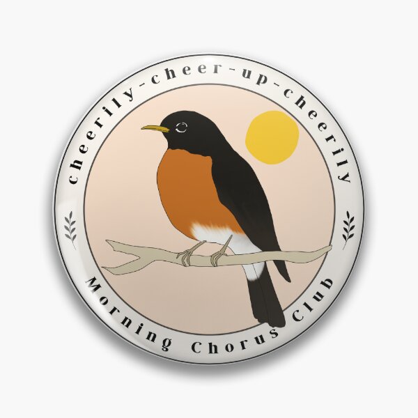Item preview, American Robin Birdsong Mnemonic Art designed and sold by FarnwirbelArt.