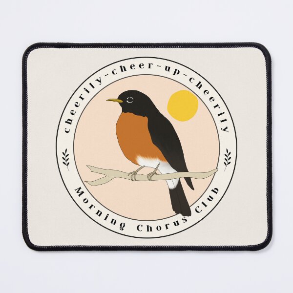 Item preview, American Robin Birdsong Mnemonic Art designed and sold by FarnwirbelArt.