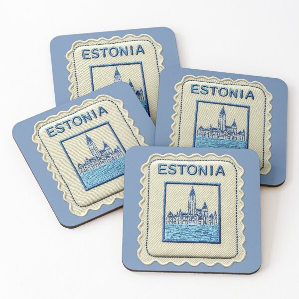 Item preview, Estonia Travel Patch Tallinn Old Town Embroidered designed and sold by tiigerdad.