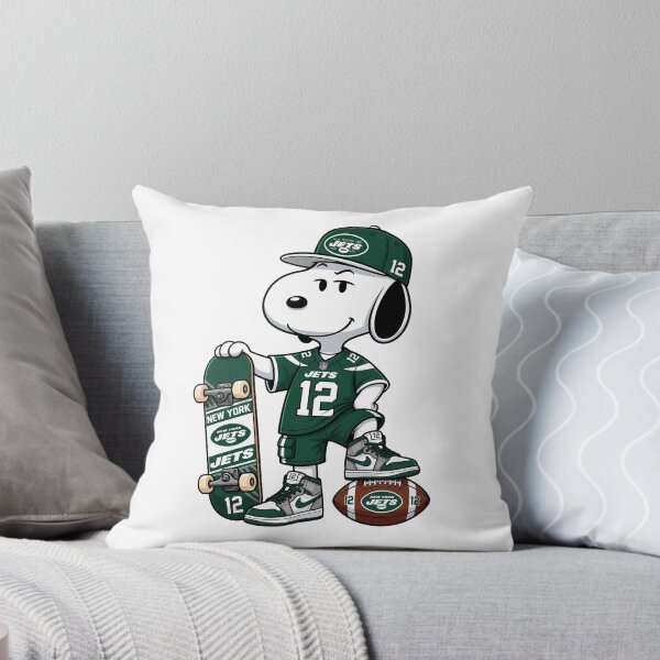 Item preview, Snoopy New York Jets Football Retro F022 designed and sold by GLUVY-THEME.