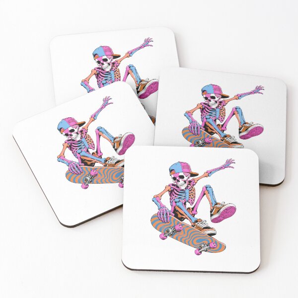 Item preview, Colorful Skeleton Skateboarder Streetwear Skull Concept designed and sold by chattsuede.