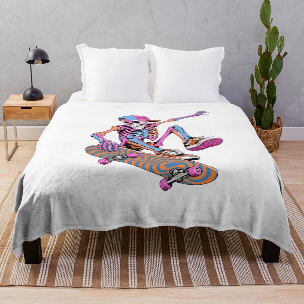 Item preview, Colorful Skeleton Skateboarder Streetwear Skull Concept designed and sold by chattsuede.