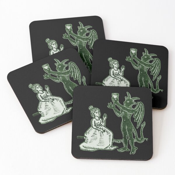 Item preview, The Demon and the Maiden (green version) designed and sold by Dungeon-Shop.