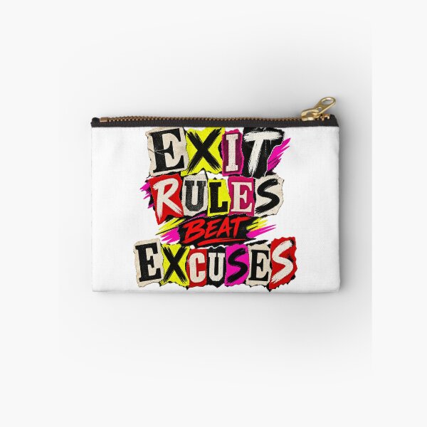 Item preview, Exit Rules Beat Excuses Punk Trading Discipline designed and sold by VolatilityEdge.