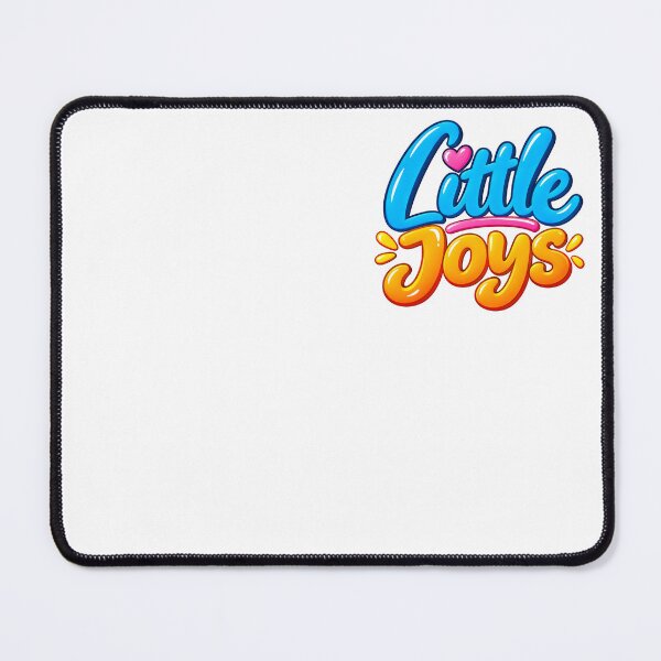 Item preview, Little Joys Cute Pop Art Typography Quote designed and sold by Nicha Studio.
