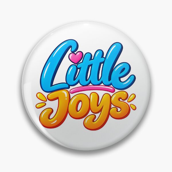 Item preview, Little Joys Cute Pop Art Typography Quote designed and sold by Nicha Studio.