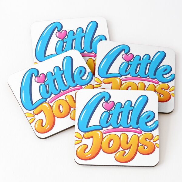 Item preview, Little Joys Cute Pop Art Typography Quote designed and sold by Nicha Studio.