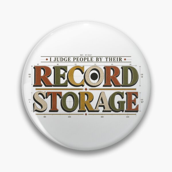 Item preview, I Judge People By Their Record Storage Funny Vinyl Collector Design designed and sold by Golden Era Studio.
