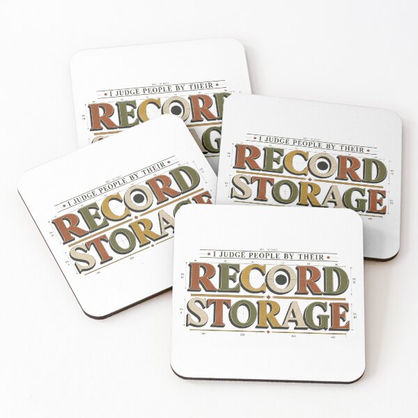 Item preview, I Judge People By Their Record Storage Funny Vinyl Collector Design designed and sold by Golden Era Studio.