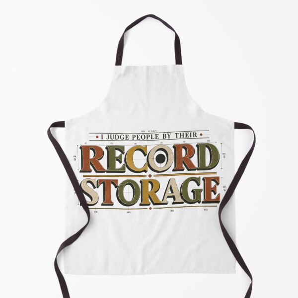 Item preview, I Judge People By Their Record Storage Funny Vinyl Collector Design designed and sold by Golden Era Studio.