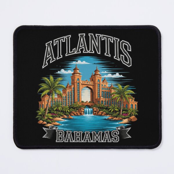 Item preview, Atlantis Bahamas Retro Resort Tropical Palms designed and sold by Emilyphilipp.