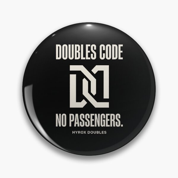 Item preview, Hyrox Doubles Code Minimalist Workout Graphic designed and sold by SplashTastic.