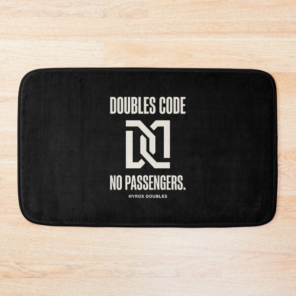 Item preview, Hyrox Doubles Code Minimalist Workout Graphic designed and sold by SplashTastic.