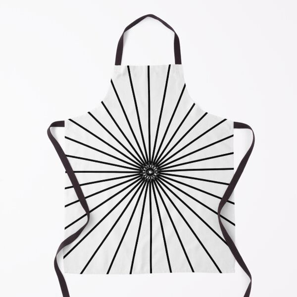 Item preview, Bold Black Radial Sunburst Design designed and sold by JSMidnightCreations .